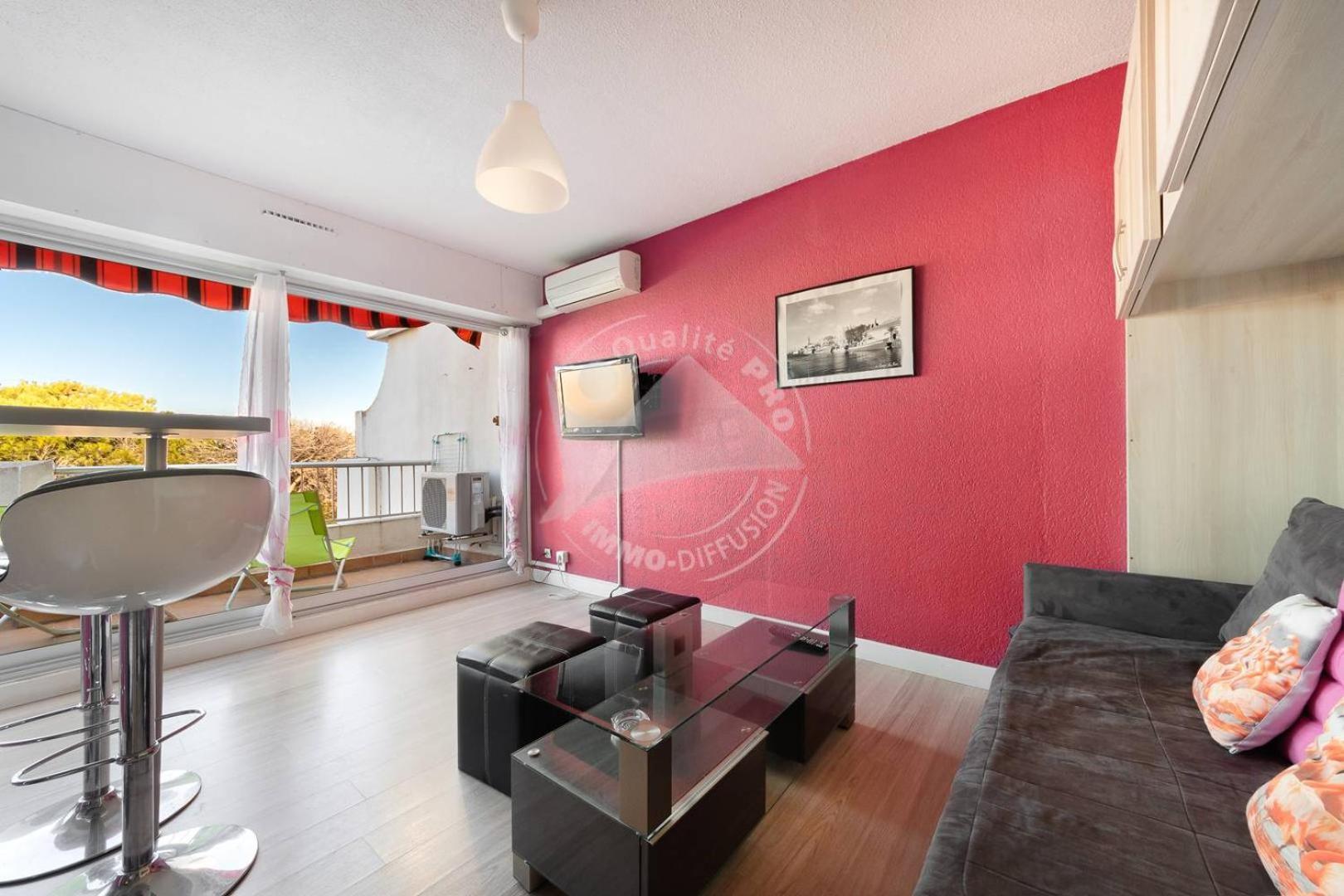 As9557 - Studio Vue Sur La Mer Avec Parking Prive Proche Centre Ville Le Grau-du-Roi Zewnętrze zdjęcie